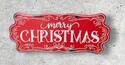 IJzeren wanddecoratie: Merry Christmas